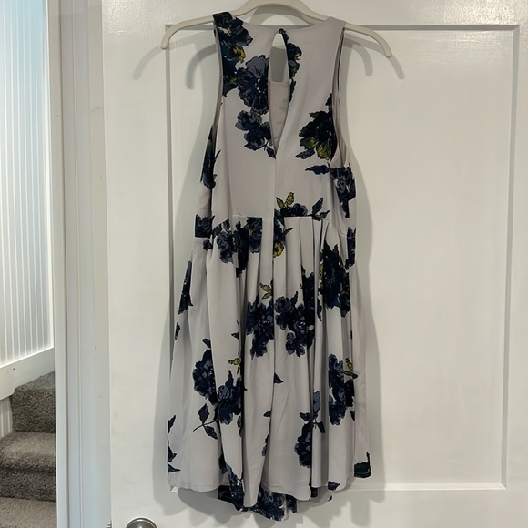 Free People Blue Floral Mini - Picture 4 of 4